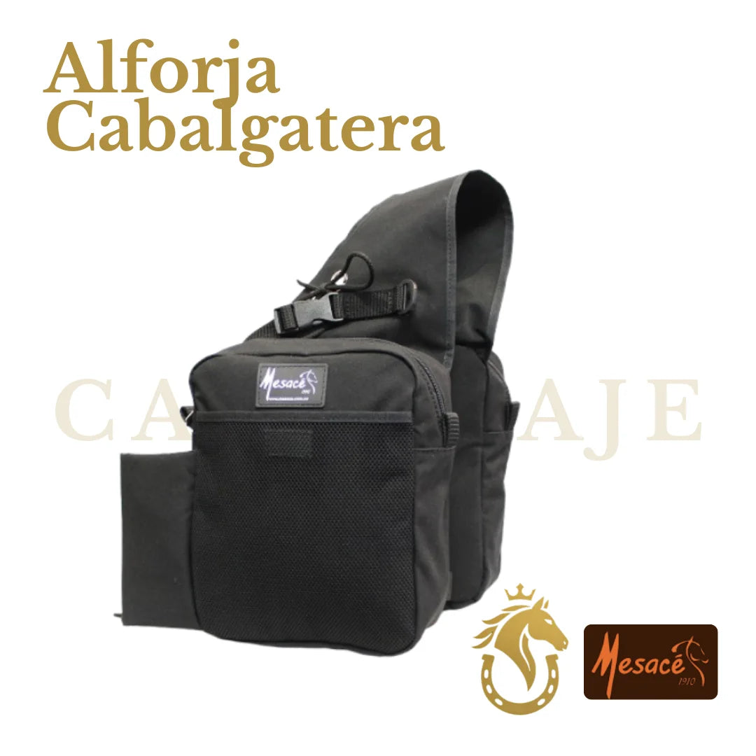 Alforja Cabalgatera con Botellero