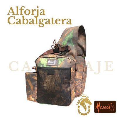 Alforja Cabalgatera con Botellero