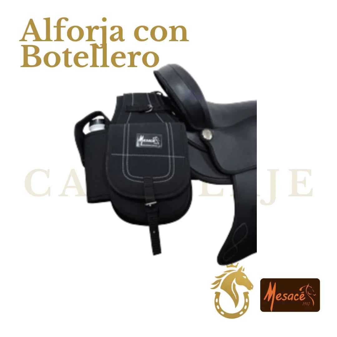 Alforja en Lona con Botellero